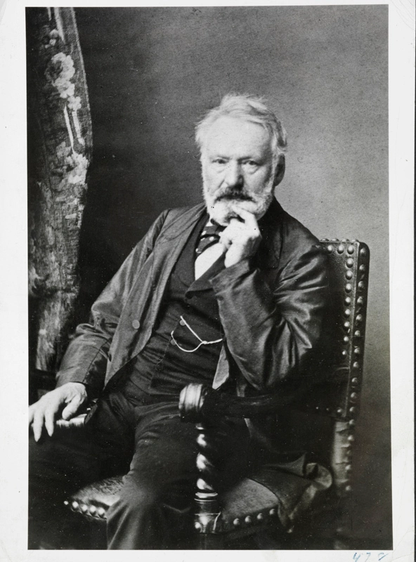 Portrait photo de victor hugo