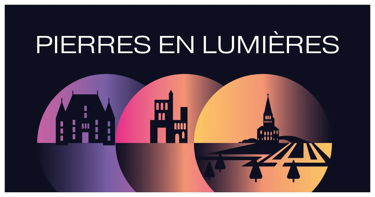 Pierres en lumières nuit